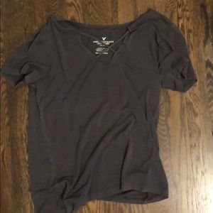 Grey crossed T